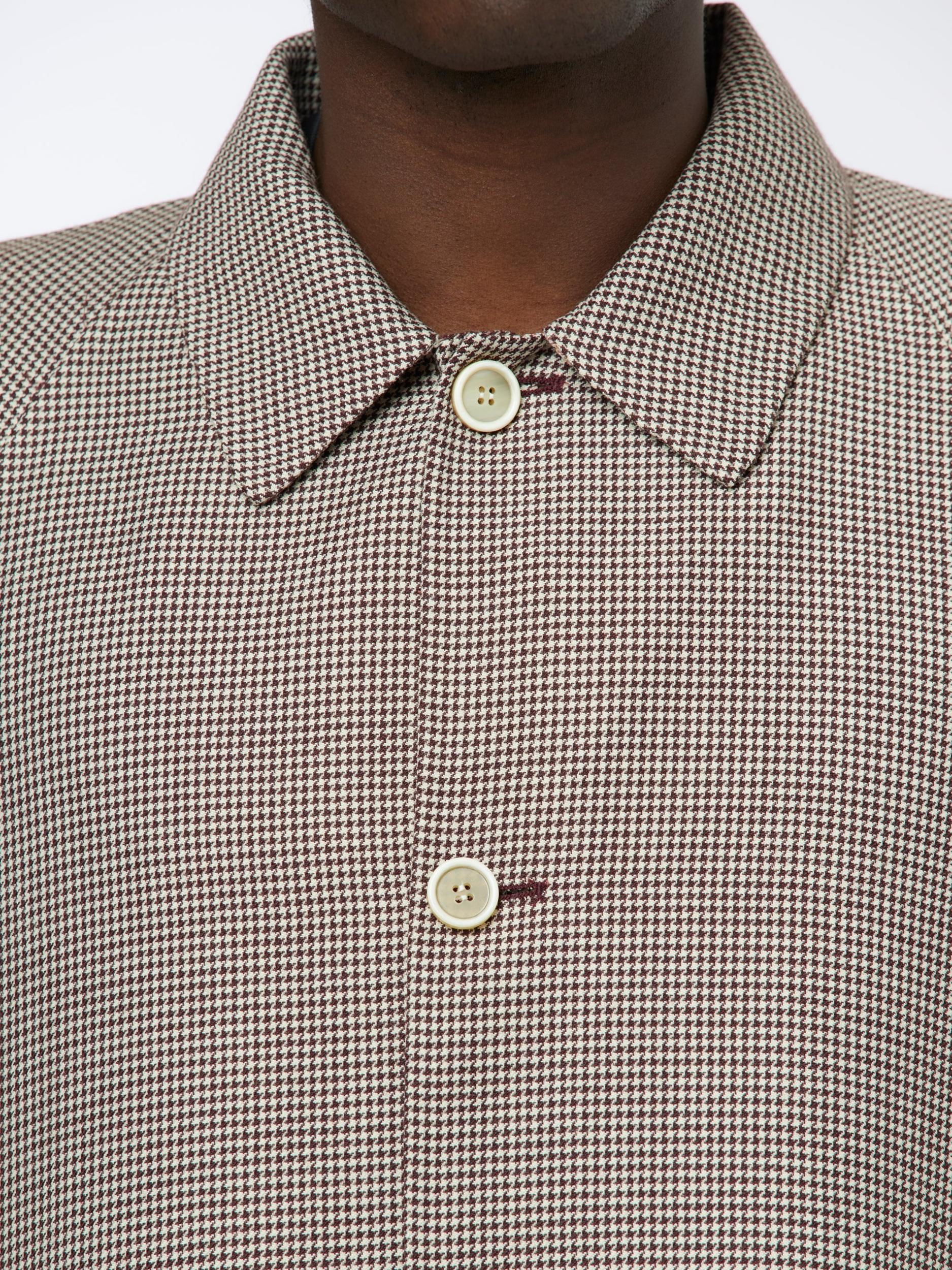 5 Button Coat (Black Cherry) Product Image