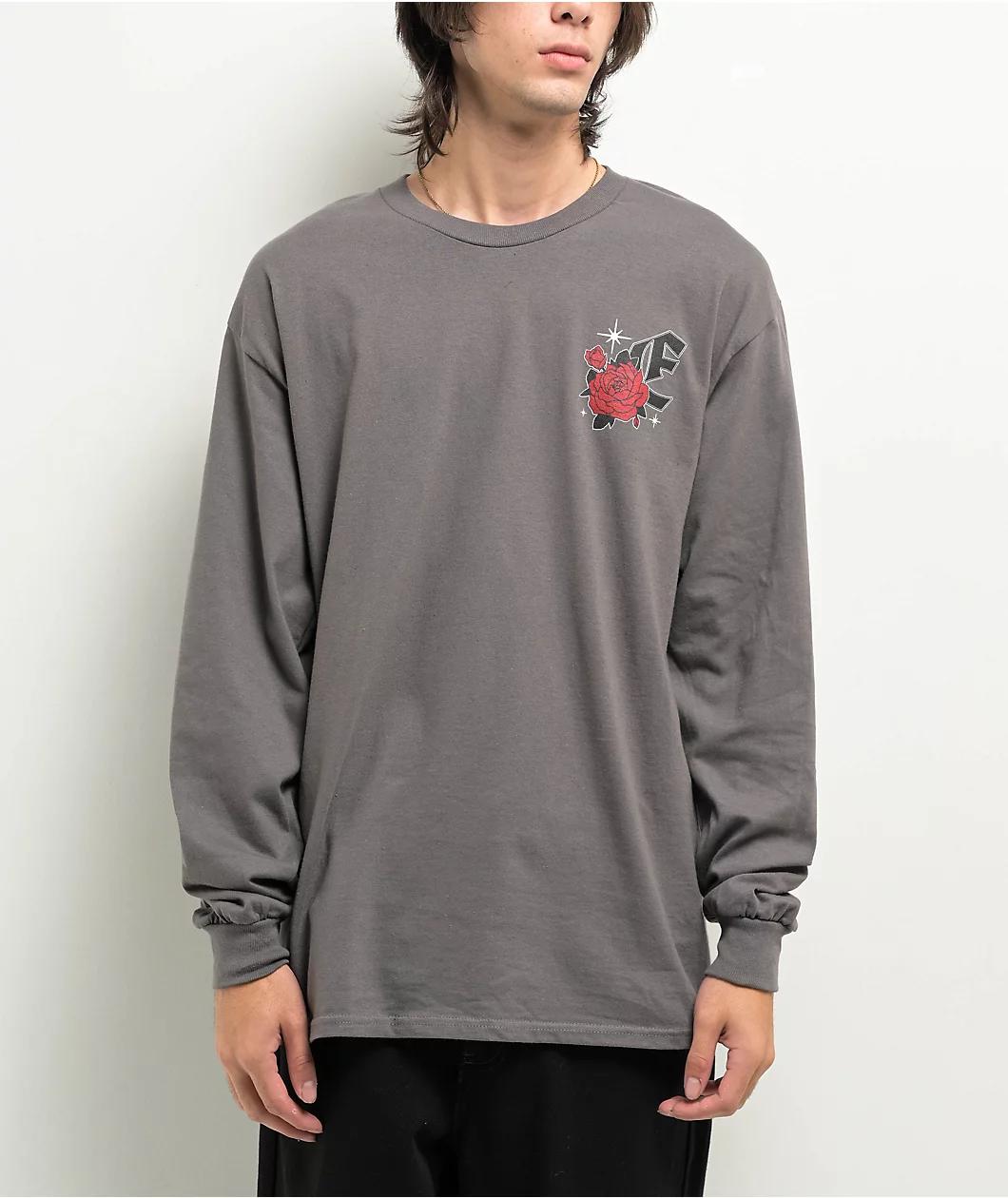 Empyre Collegiate Metal Grey Long Sleeve T-Shirt Product Image