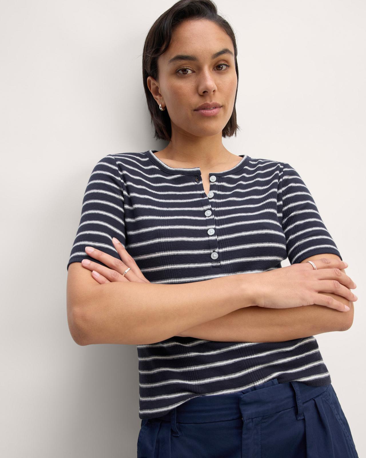 The Vintage Rib Henley Product Image