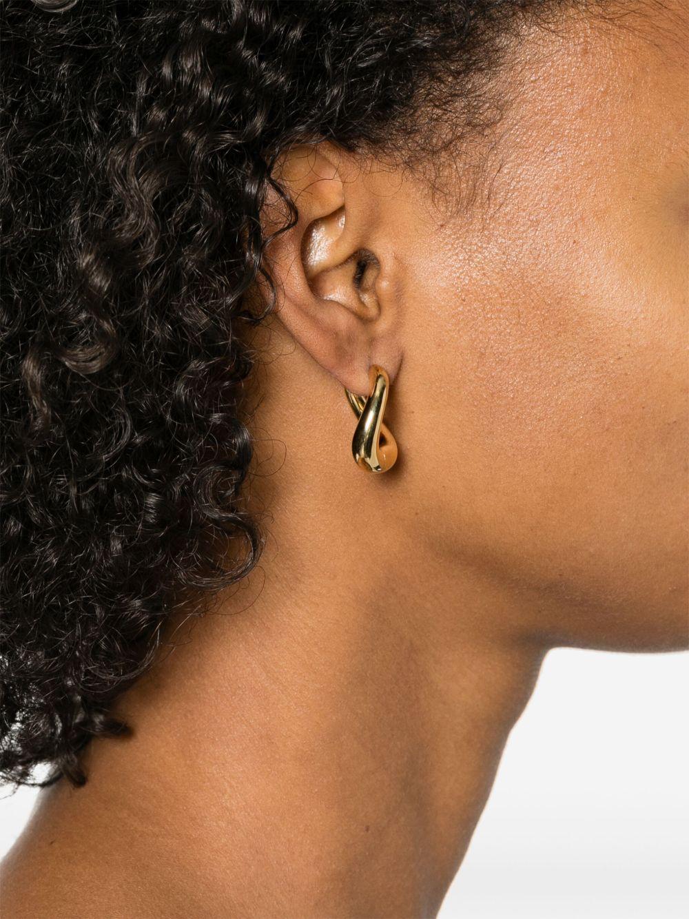 Twist hoop earrings Product Image