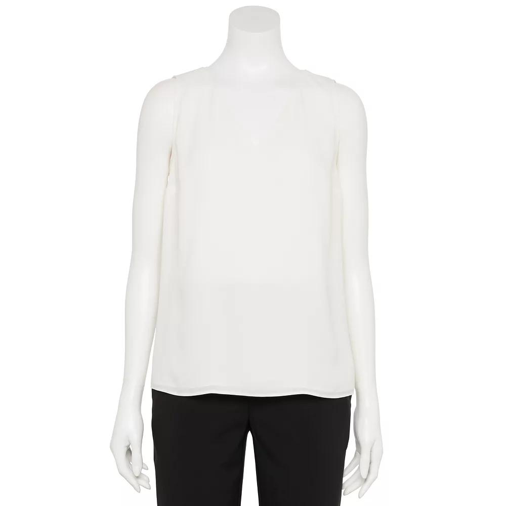 Women's Nine West Adaptive V-Neck Shell Tank Top,  Product Image