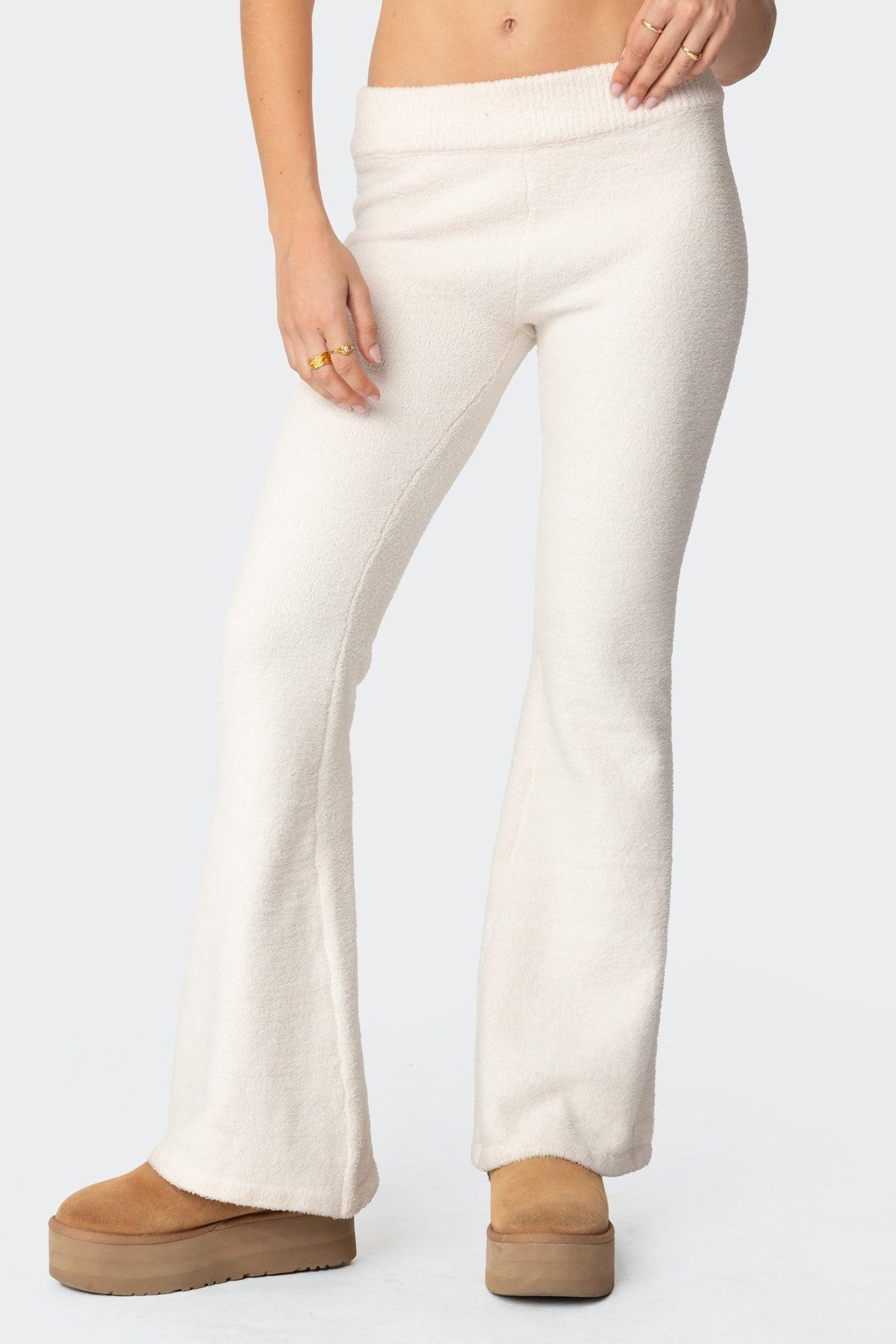 Plush Flared Pants Product Image