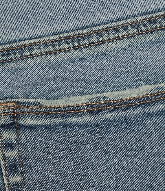 Good American Good Legs Mid Rise Cropped Mini Boot Jeans Product Image