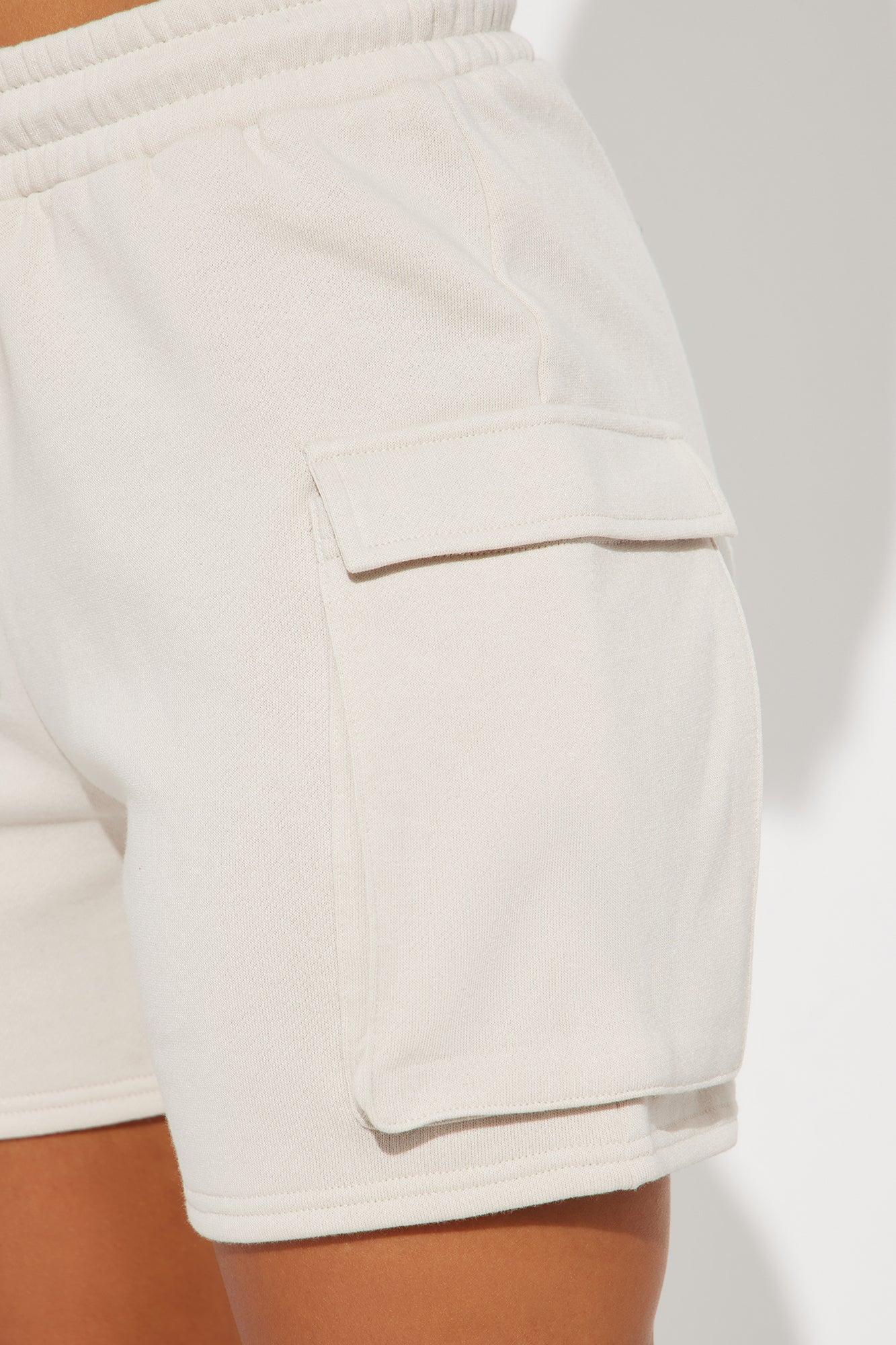 Put The Time In Lounge Short - Khaki Product Image