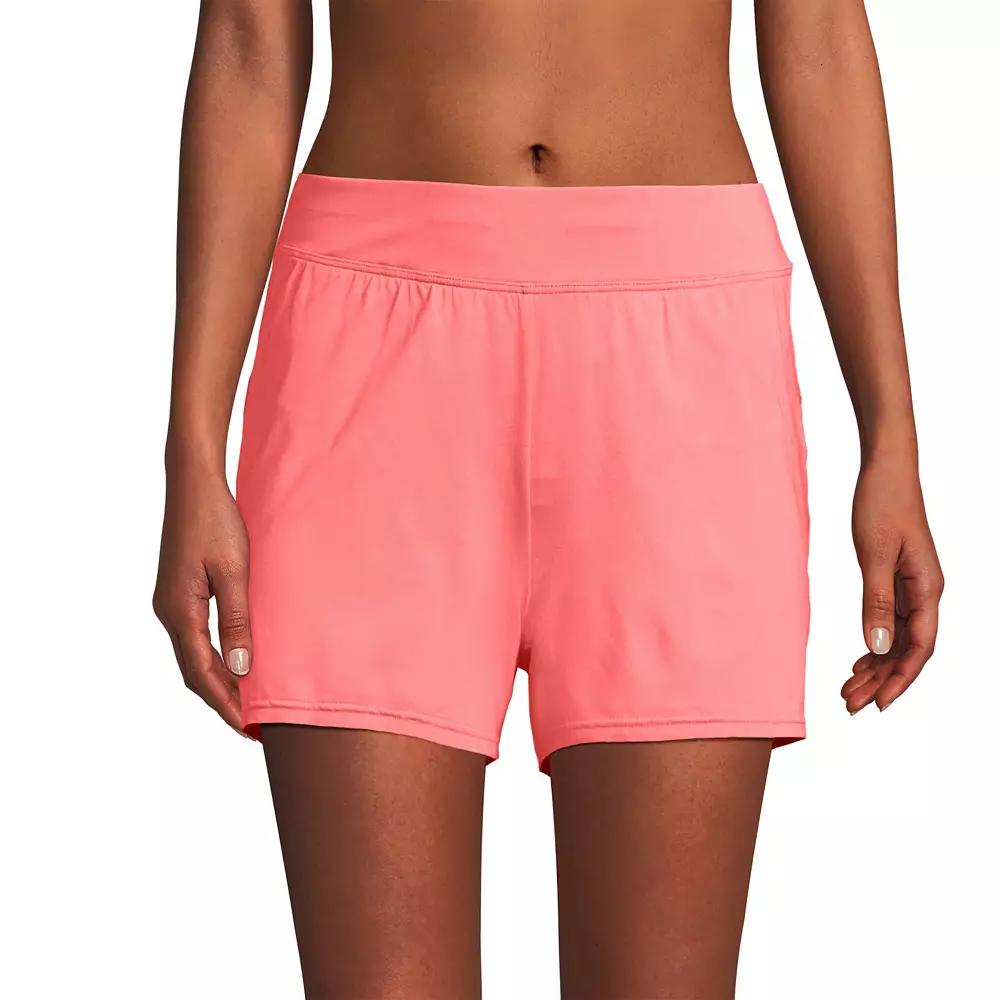 Women's Lands' End 3" Chlorine Resistant Smoothing Control Swim Shorts,  Product Image