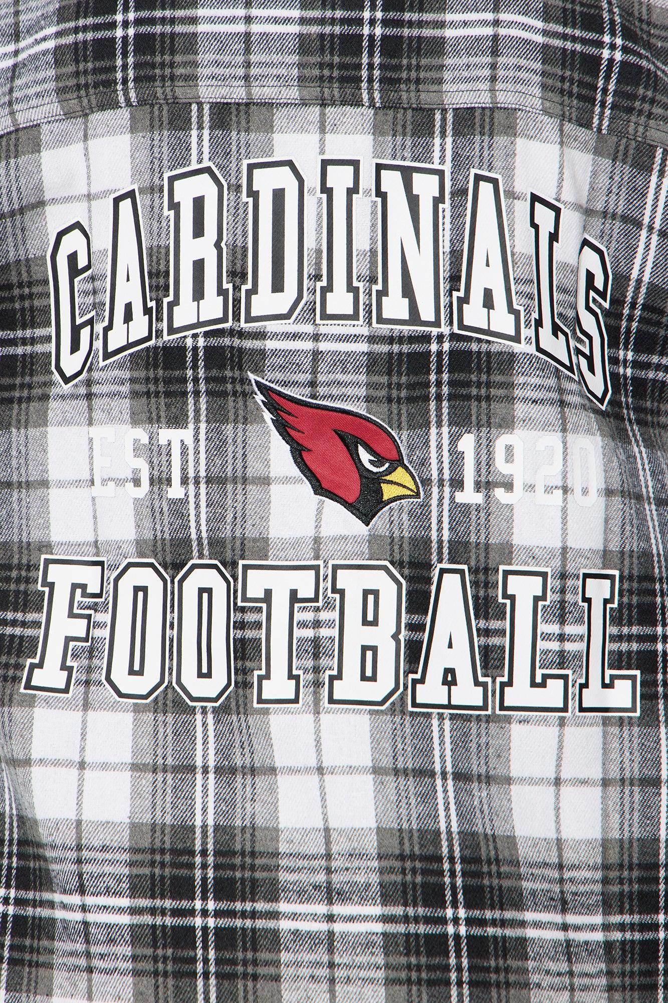 NFL Arizona Cardinals Plaid Flannel - Black/combo Female Product Image
