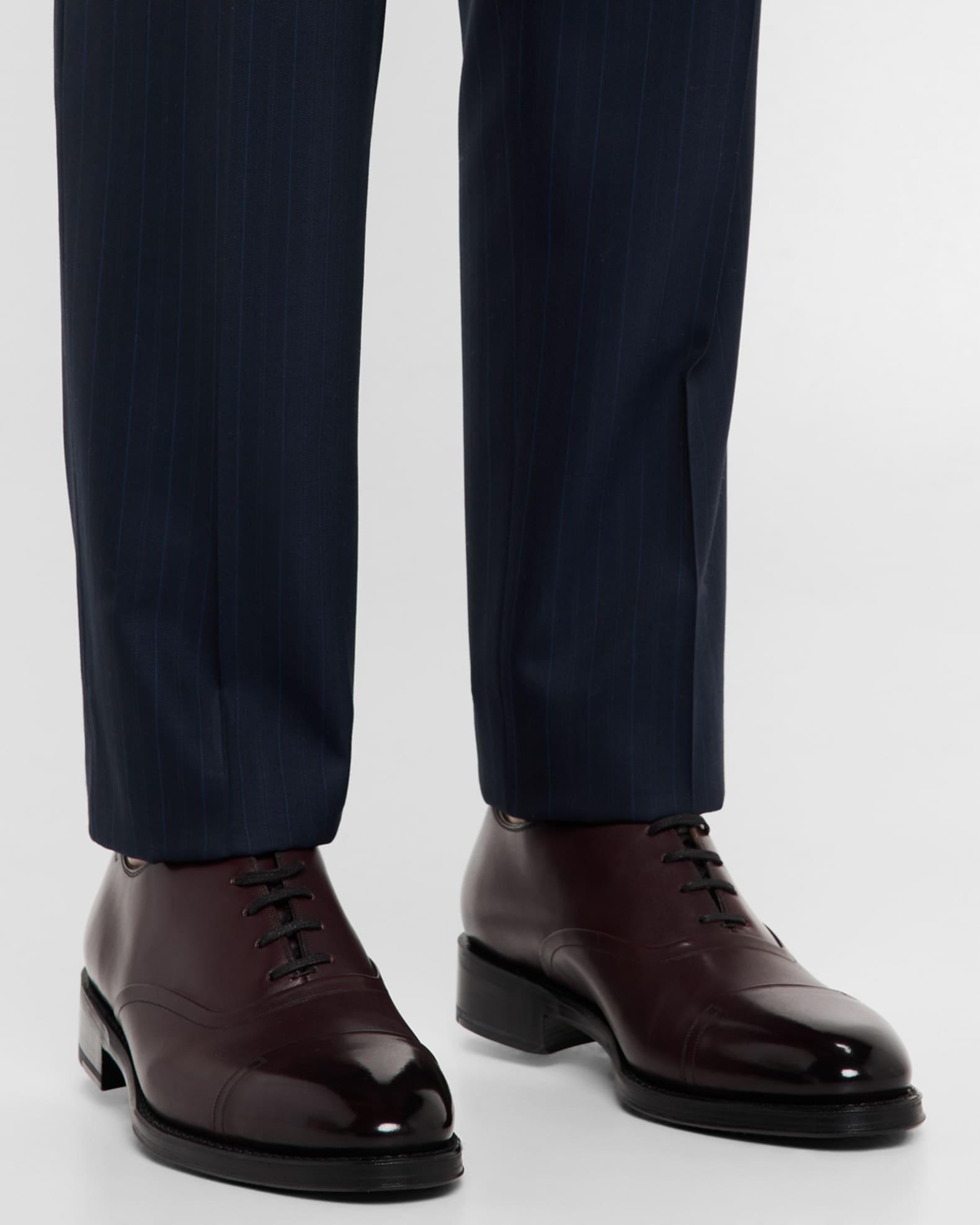 Men's Sadhy-L Cap-Toe Leather Derby Shoes Product Image