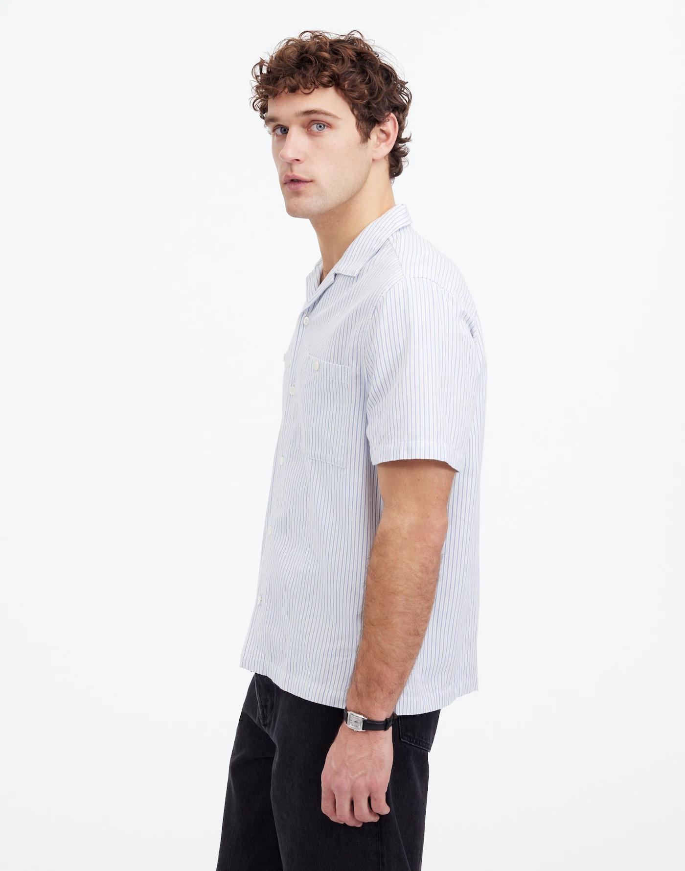 Camp Collar Short-Sleeve Shirt in Everyday Twill Product Image