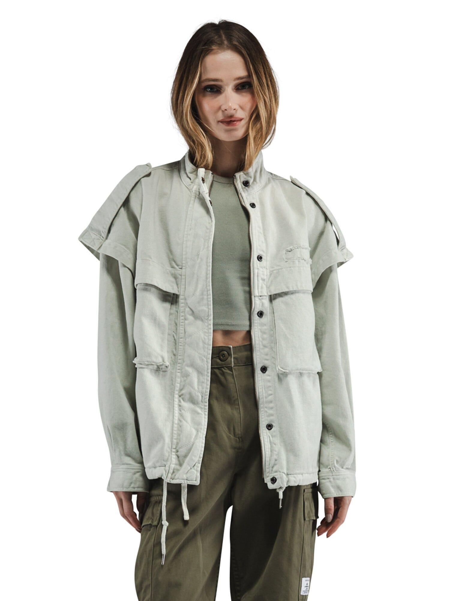 OVERSIZED CTN UTILITY JACKET W Female Product Image