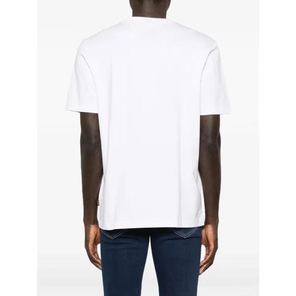 HUGO BOSS Boss Men T-shirt With Logo In White Product Image