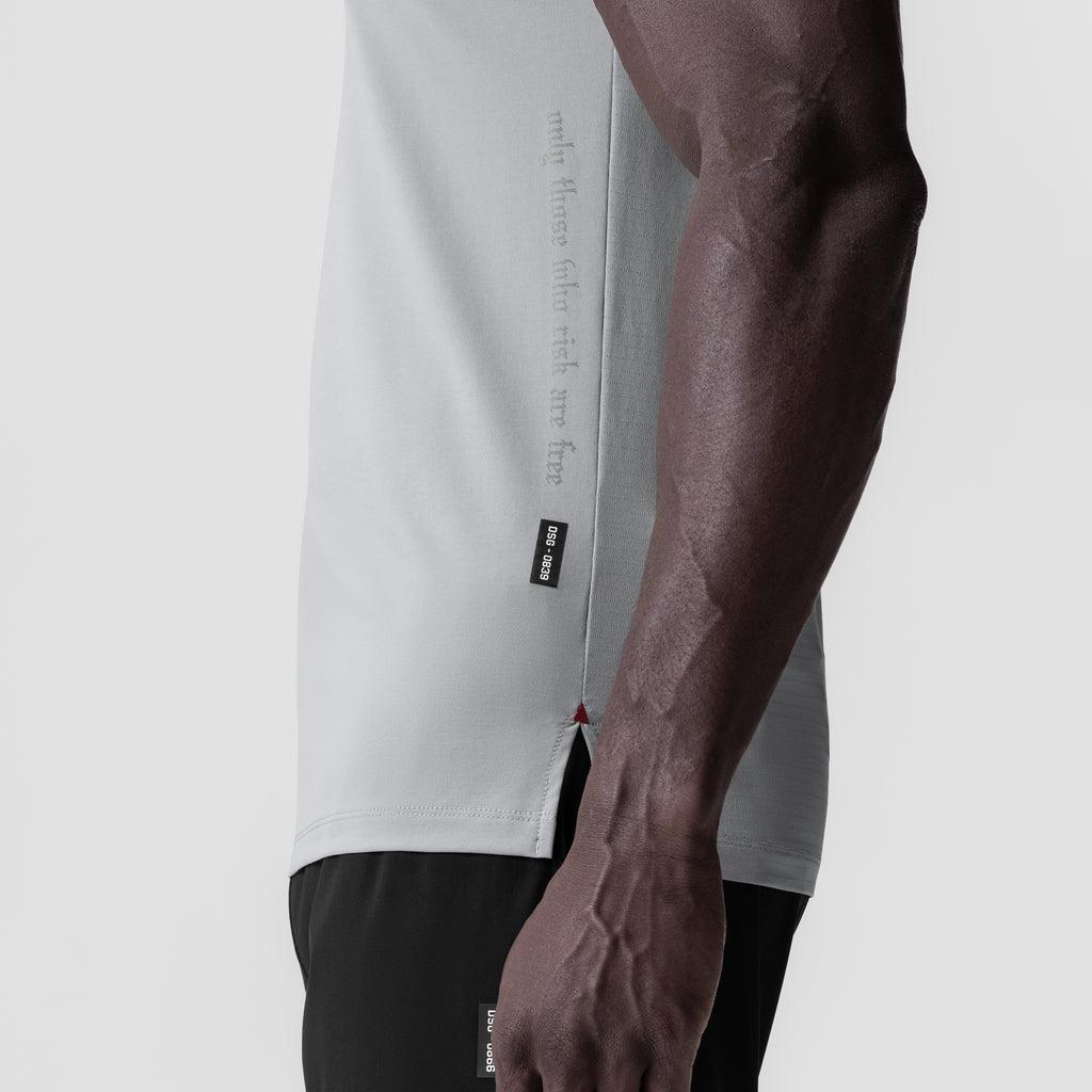0839. 3D-Lite® 2.0 Lycra® Fitted Tee - Slate Grey "OTWR" Product Image