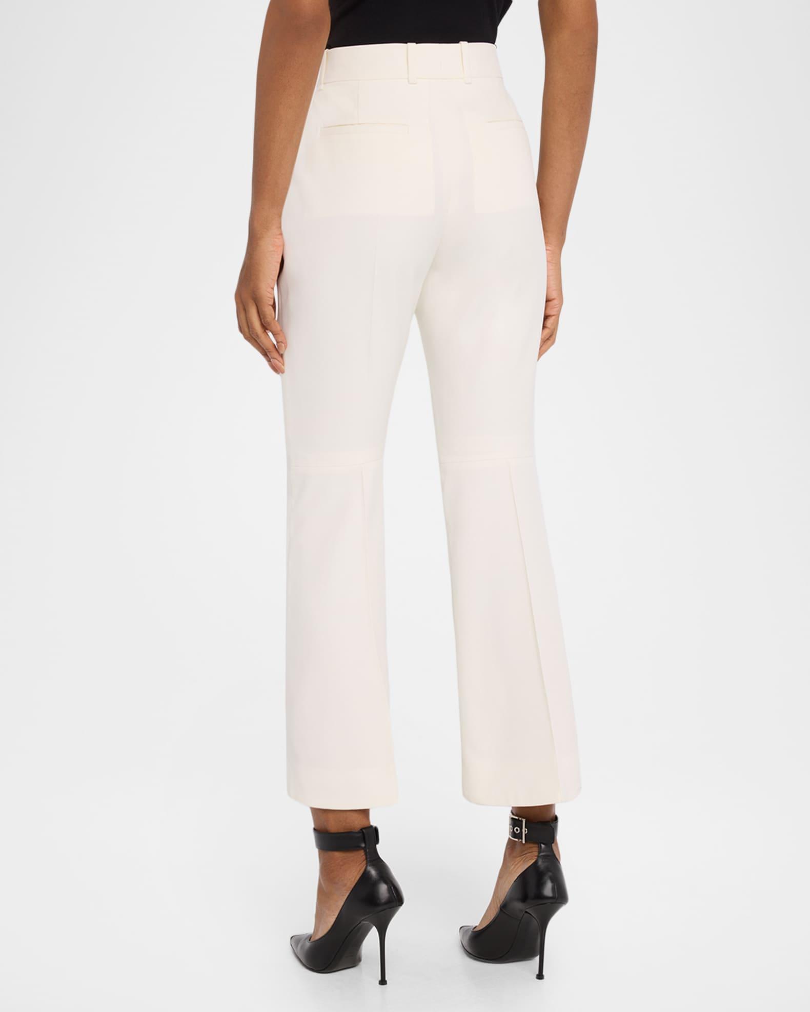 Mid-Rise Kickflare Ankle Trousers Product Image