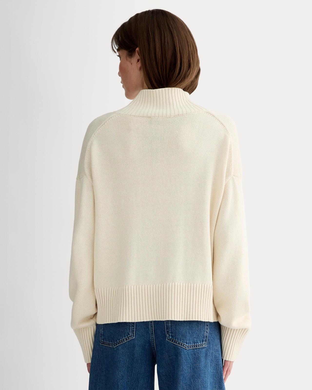 Womens Boxy Turtleneck in Everyday Cotton Sweater by Everlane Product Image