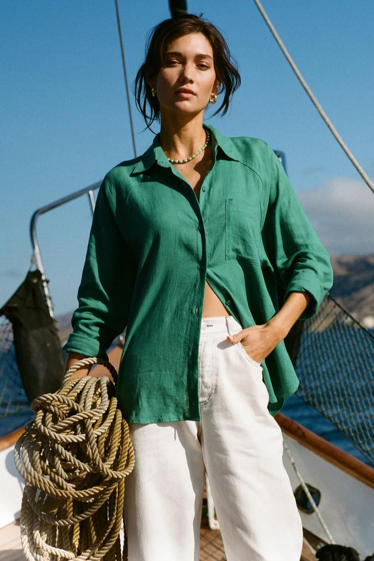 The Perfect Linen Top Product Image