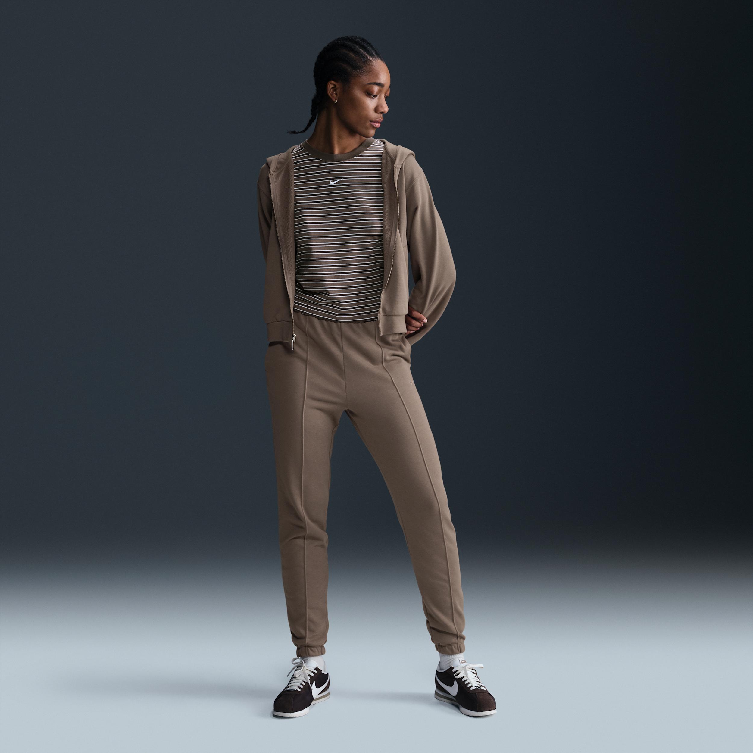 Womens Nike Sportswear Chill Slim High-Rise French Terry Sweatpants Product Image