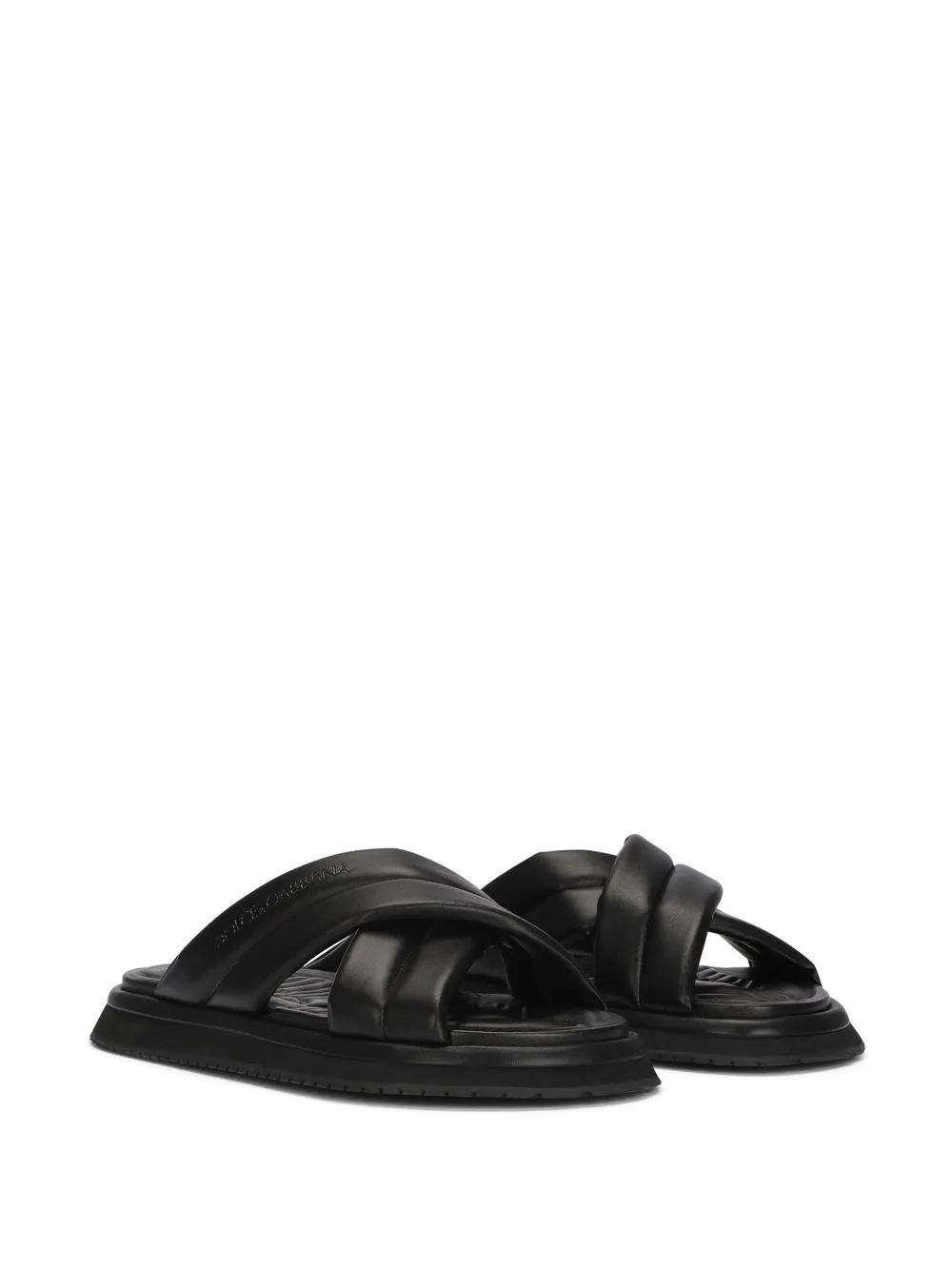 crossover-strap flat sandals Product Image