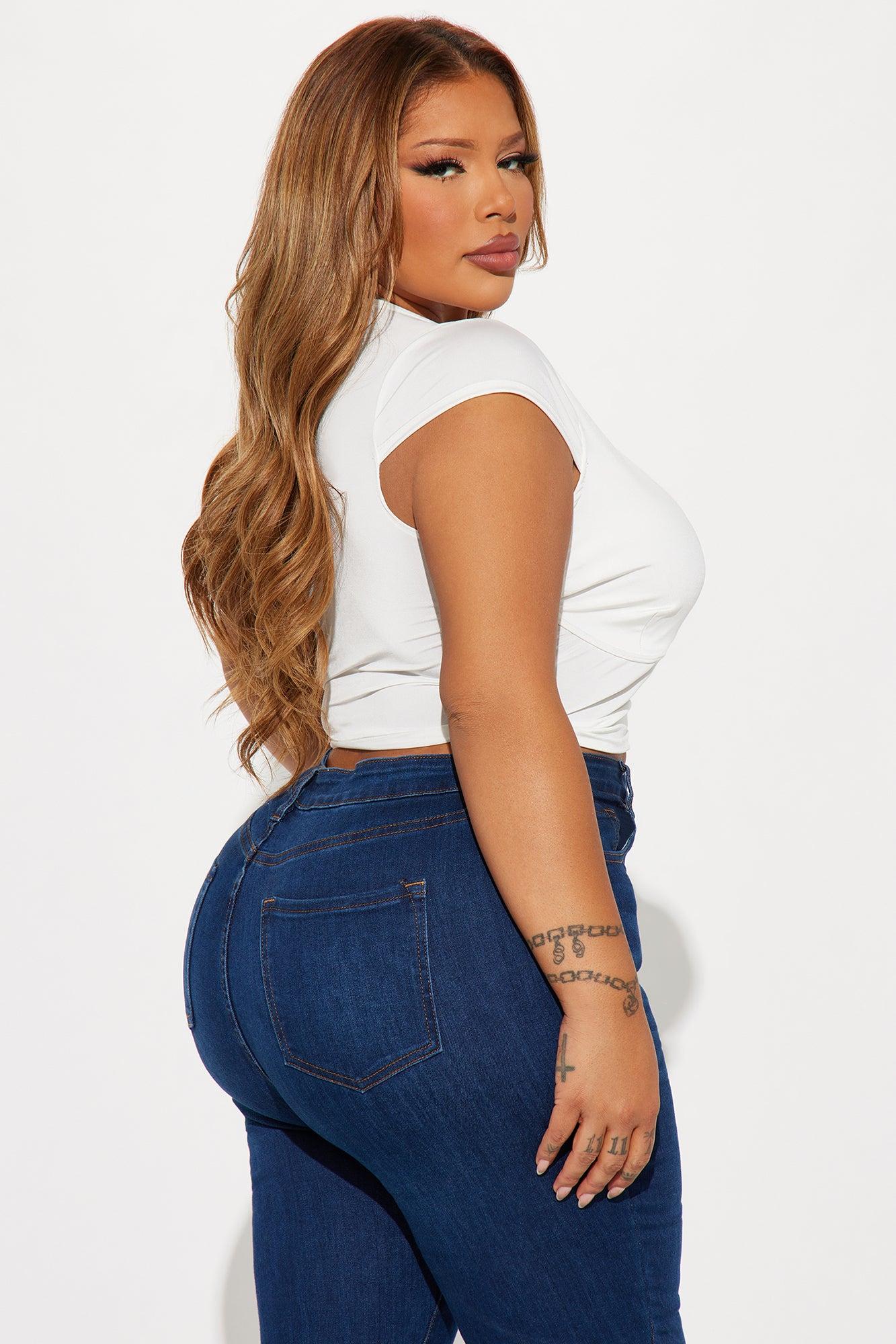 Talia Cut Out Top - White Product Image