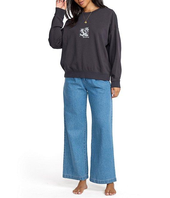 Billabong Echo Long Sleeve Brushed Fleece Sweatshirt Product Image