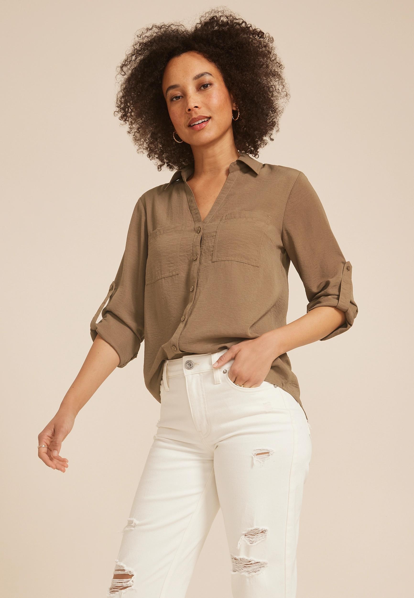 Winona Button Down Blouse Product Image
