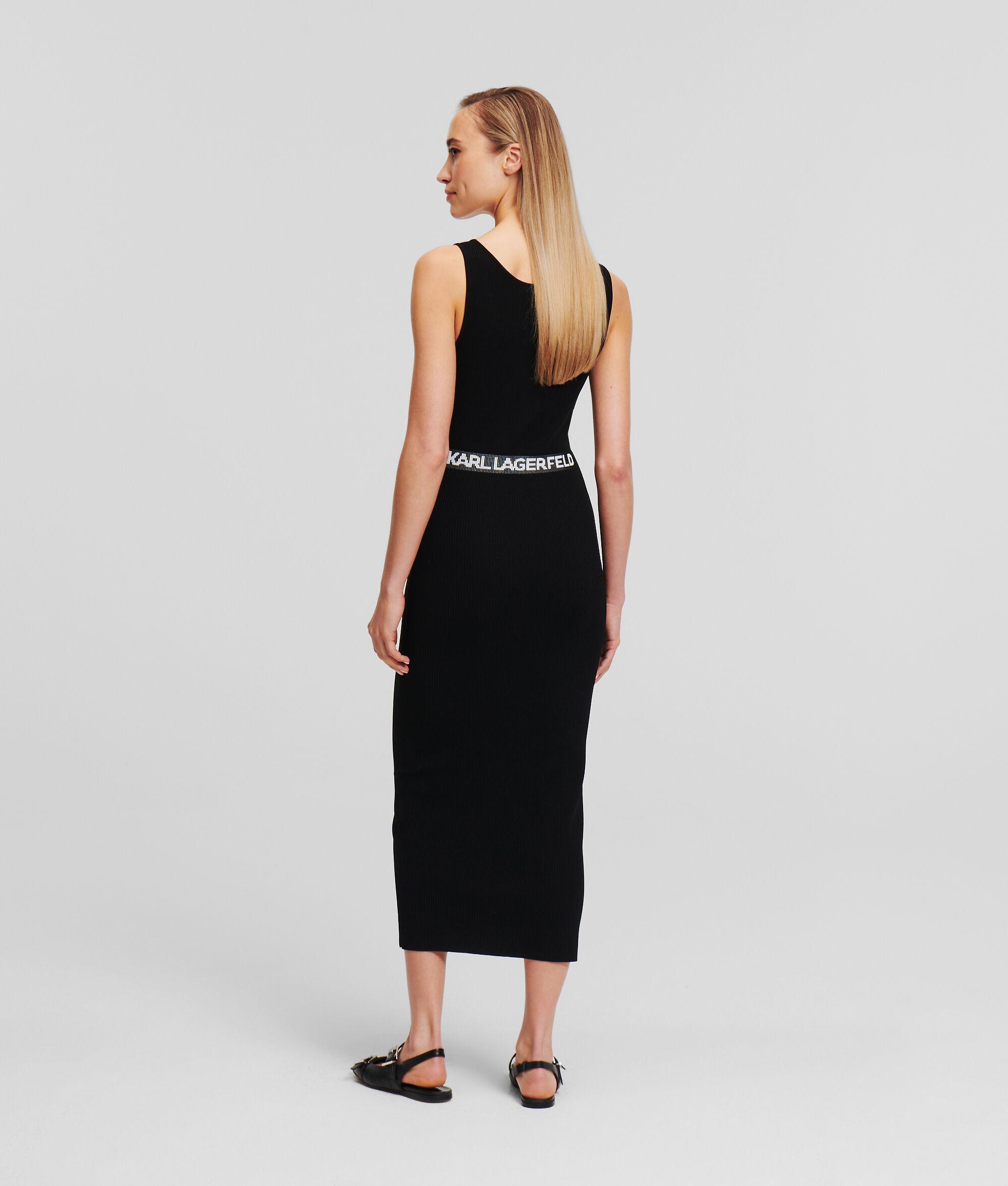 RIB-KNIT SLEEVELESS DRESS Product Image