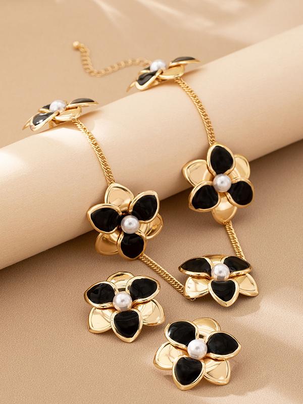 Flower Shape Earrings Accessories Necklaces Accessories Product Image