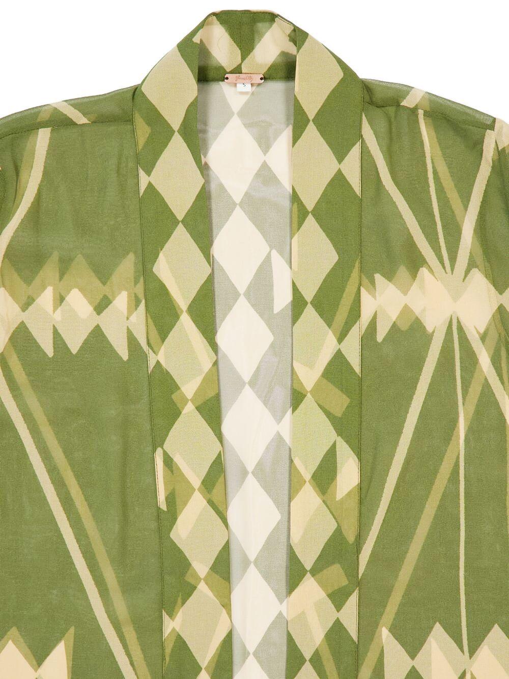 geometric-print wrap maxi dress Product Image