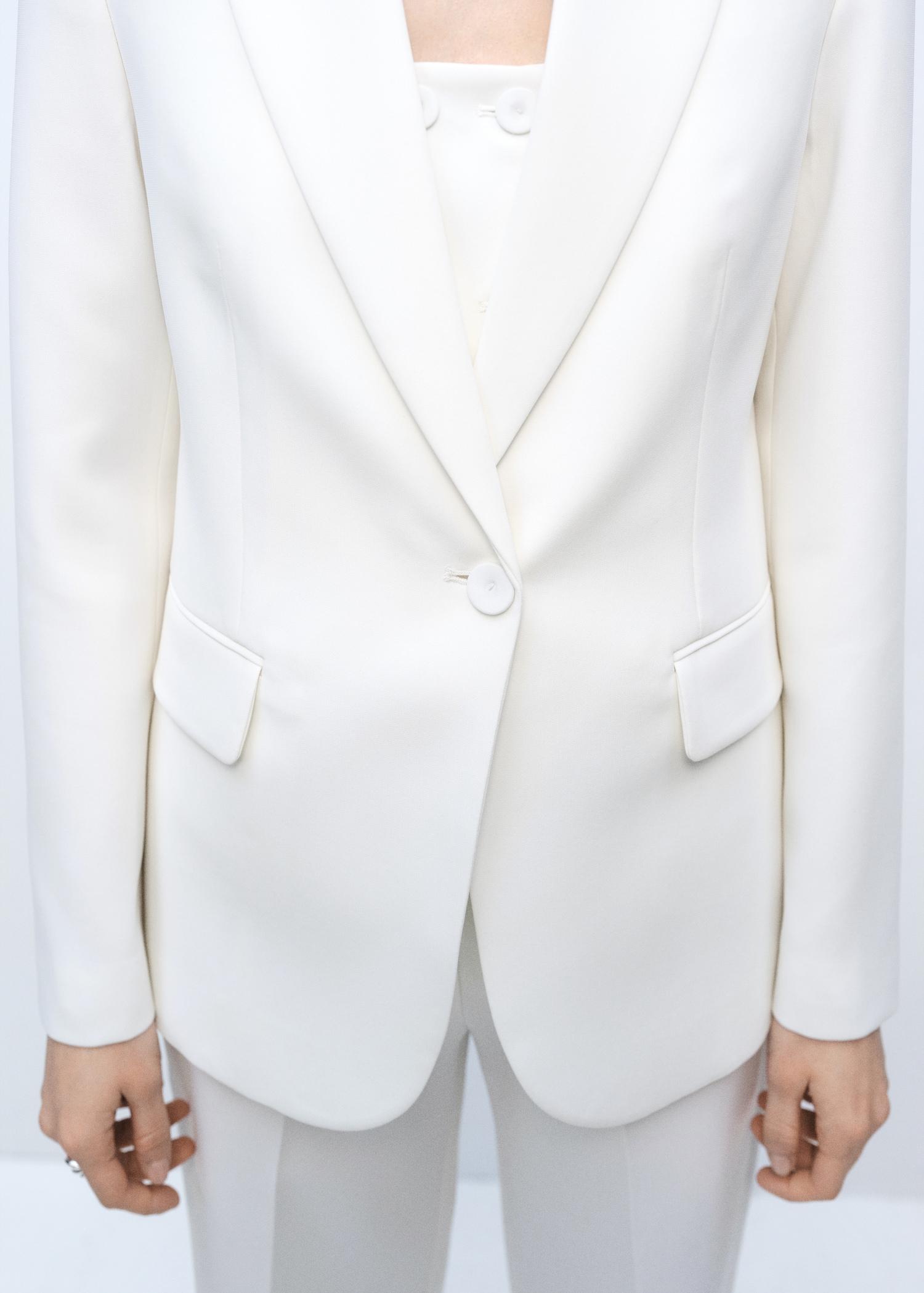 Structured suit jacket - Women | MANGO USA Product Image