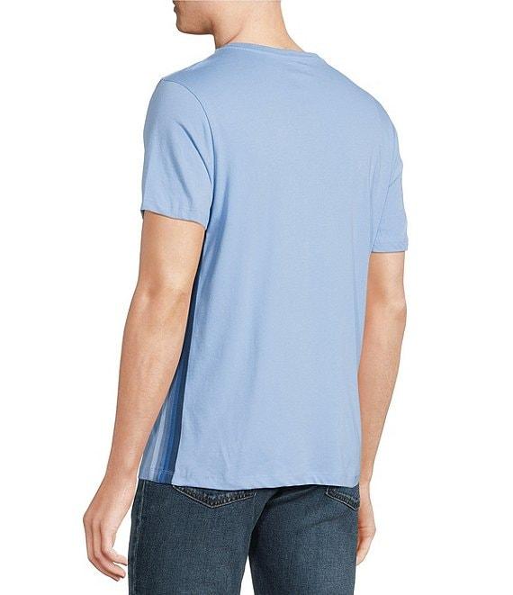 Cremieux Premium Denim Side Stripe Detail Short Sleeve T-Shirt Product Image