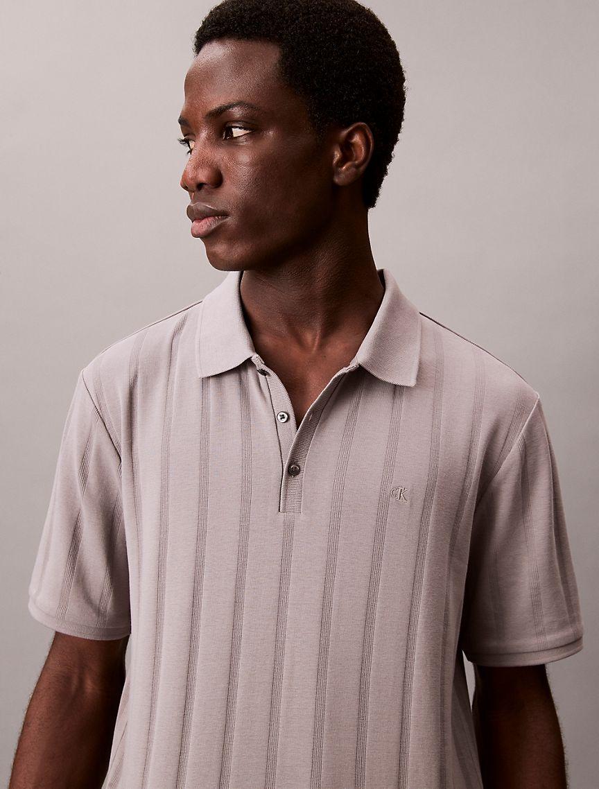 Variegated Rib Classic Polo Shirt  Product Image