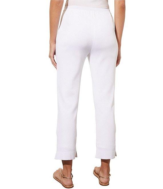 Ming Wang Lined Knit Pull-On Ankle Pants Product Image