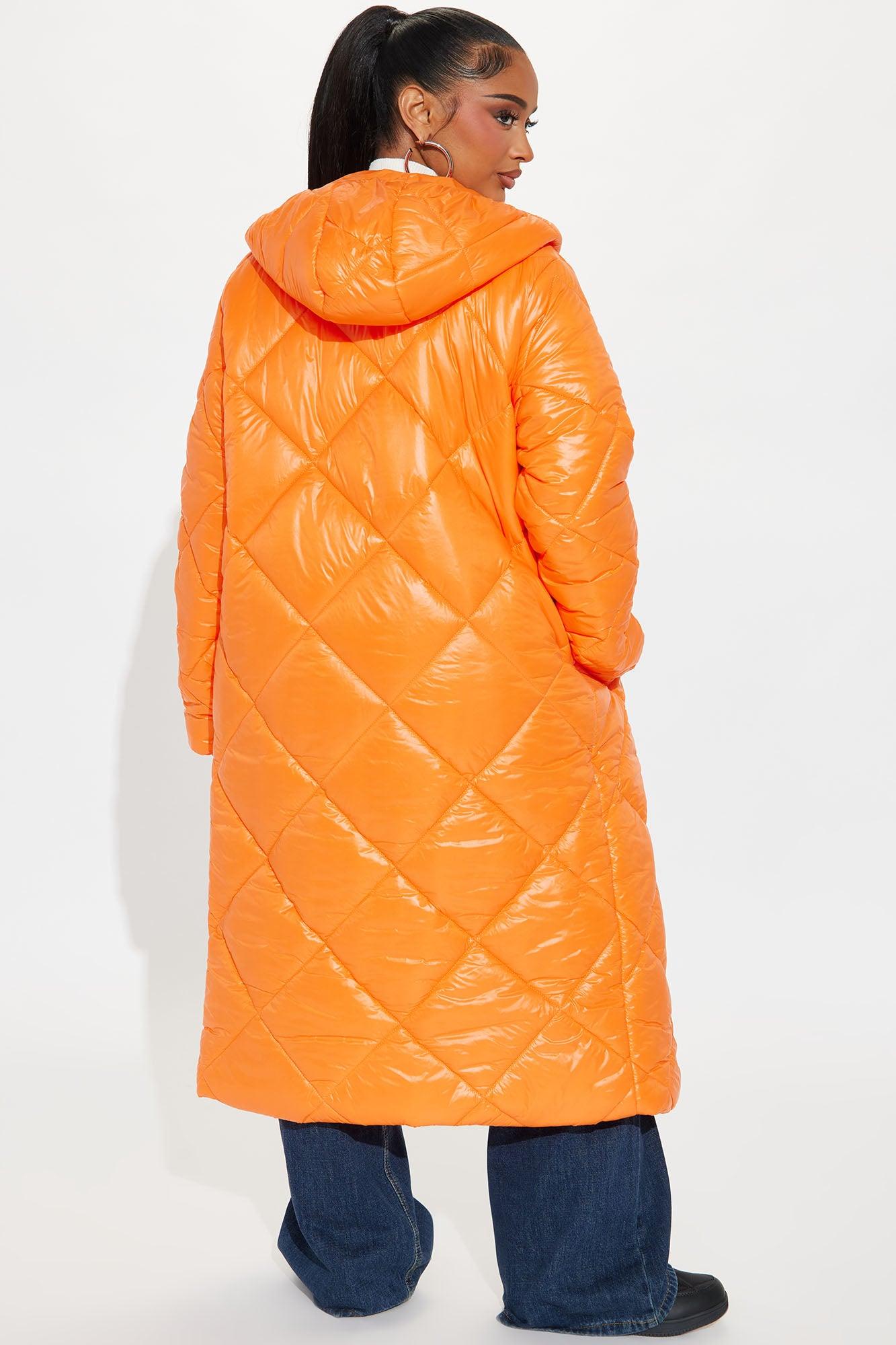 Everyday Swag Long Puffer - Orange Product Image