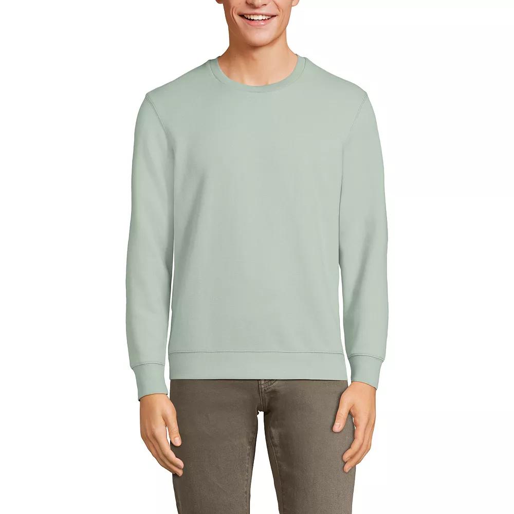 Big & Tall Lands' End Long Sleeve Serious Sweats Crewneck Sweatshirt, Men's,  Product Image