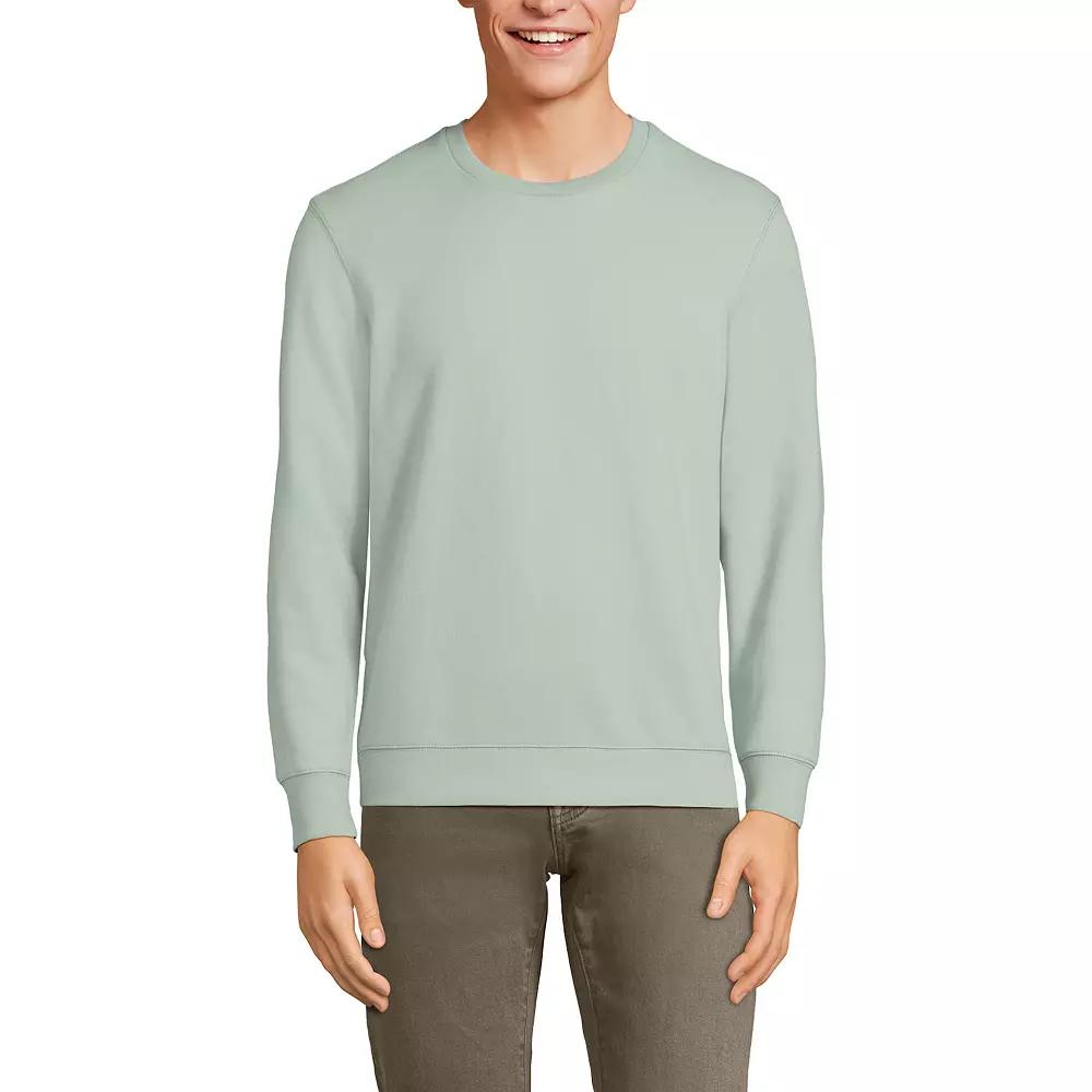 Big & Tall Lands' End Long Sleeve Serious Sweats Crewneck Sweatshirt, Men's,  Product Image