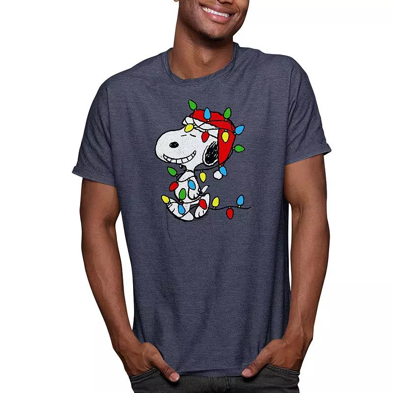 Men's Peanuts Snoopy Lights Tee,  Product Image