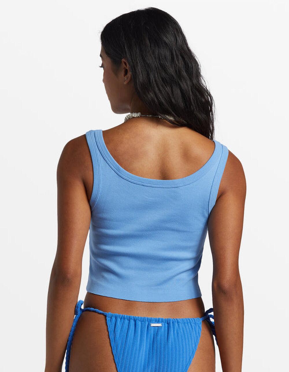 BILLABONG Good Vibes Womens Tank Top - BLUE Product Image