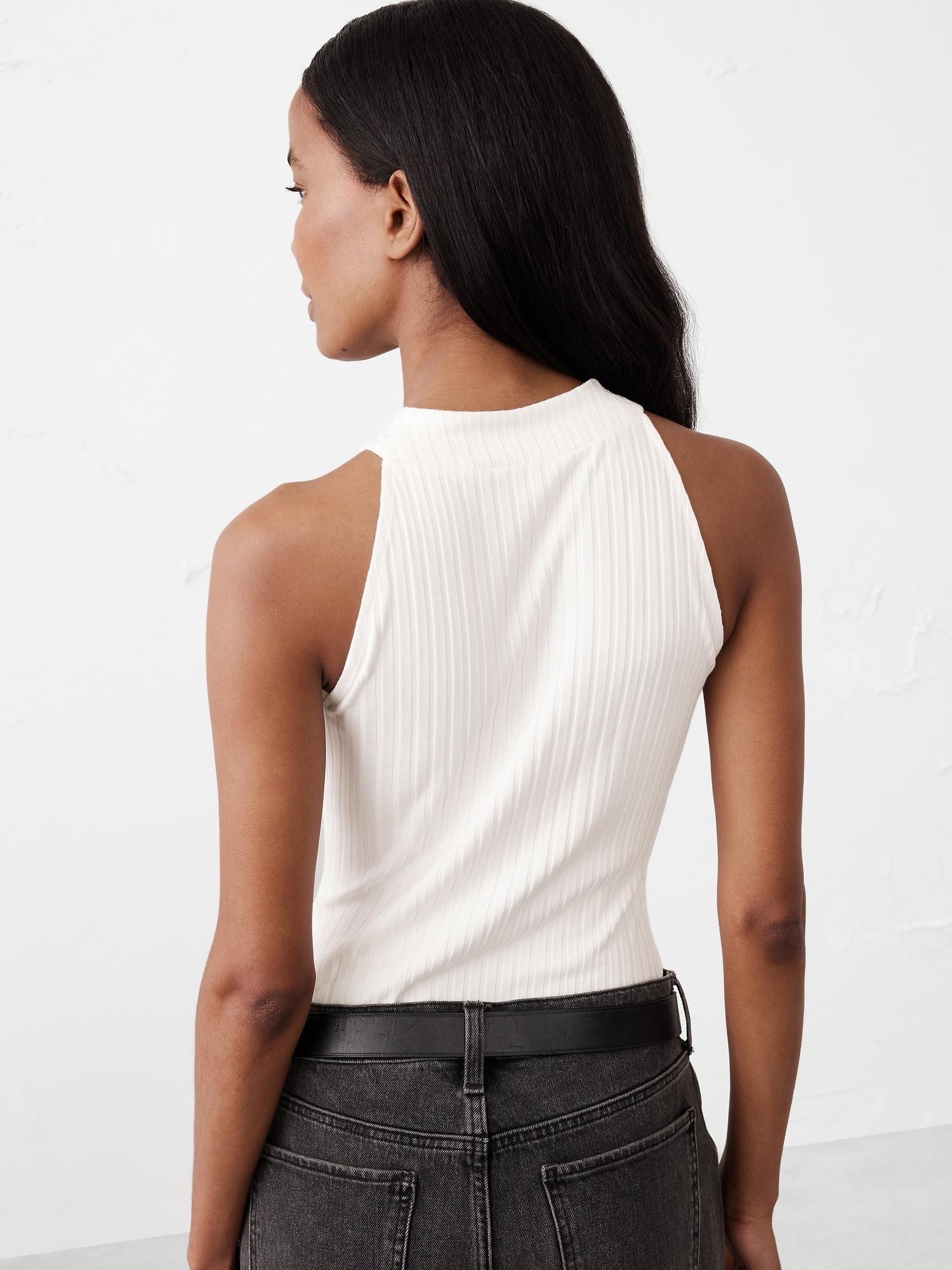 Wide Ribbed Halter Top Product Image