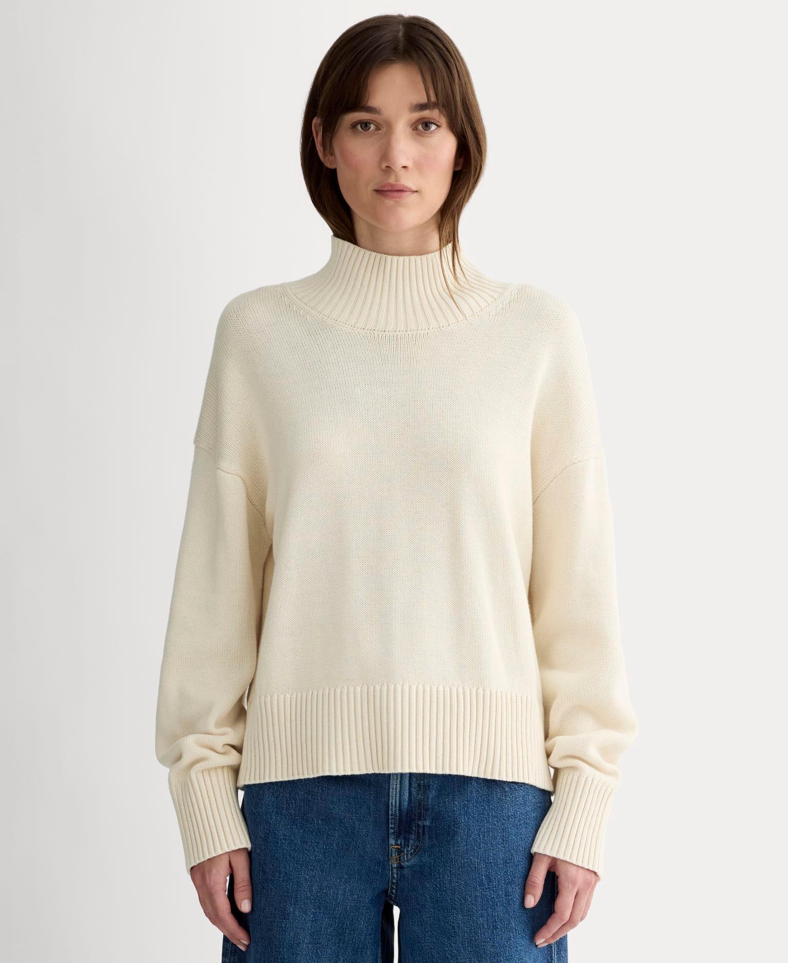 Womens Boxy Turtleneck in Everyday Cotton Sweater by Everlane Product Image