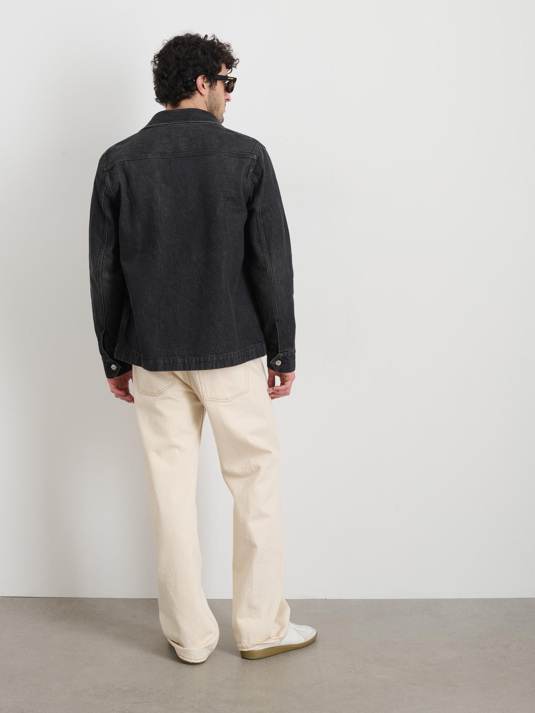 Work Jacket In Vintage Wash Denim Product Image