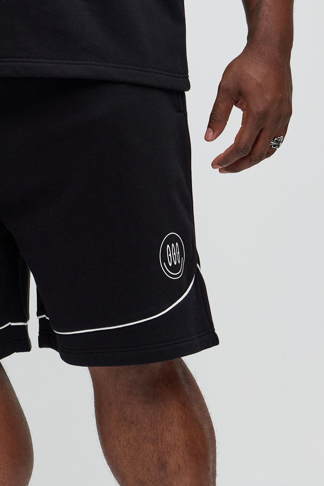 Galaxy Sweatshorts - Black/White Product Image