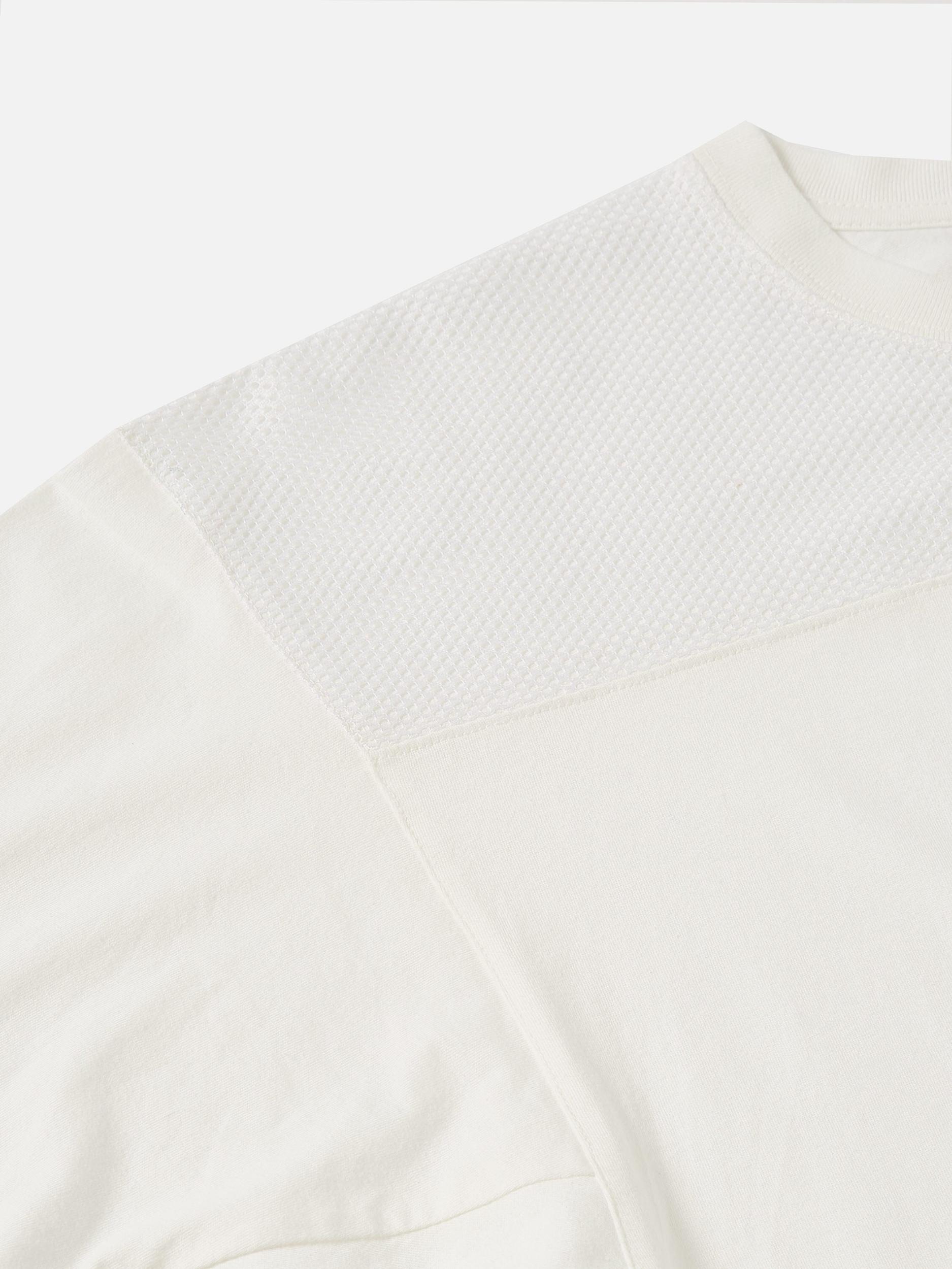 Universal Works Football Jersey in Ecru Single Jersey Product Image