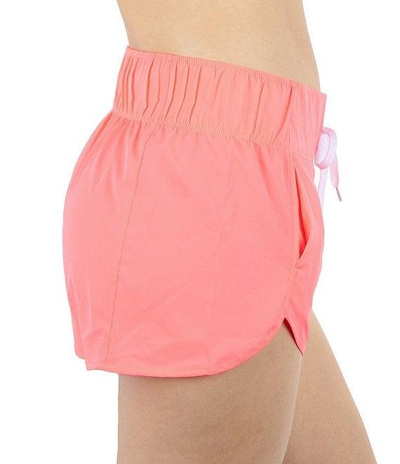 Hurley Aquas Solid Wide Elastic Drawstring Pull-On Board Shorts Product Image