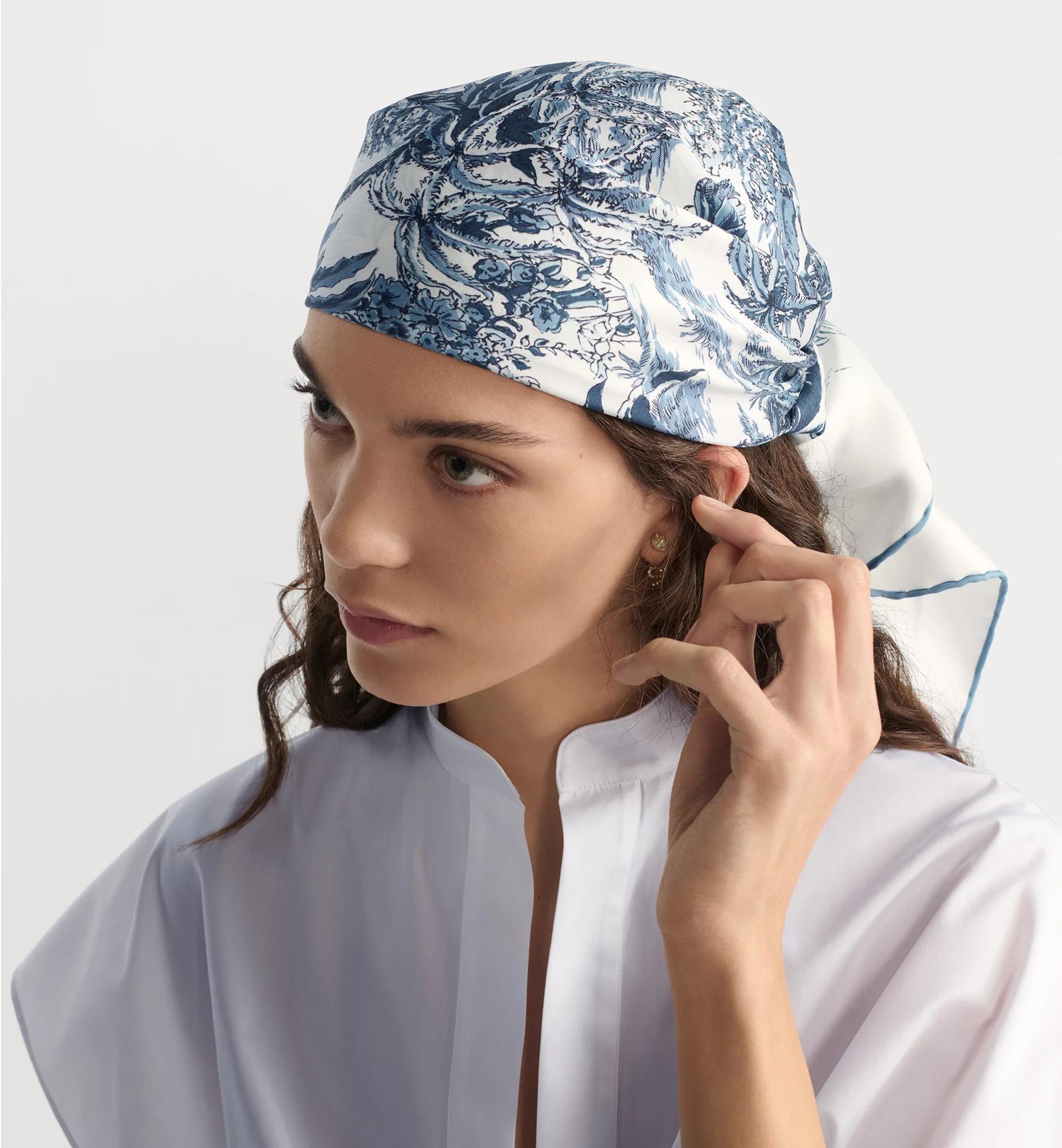 Dioriviera Toile de Jouy Palms 90 Square Scarf Product Image
