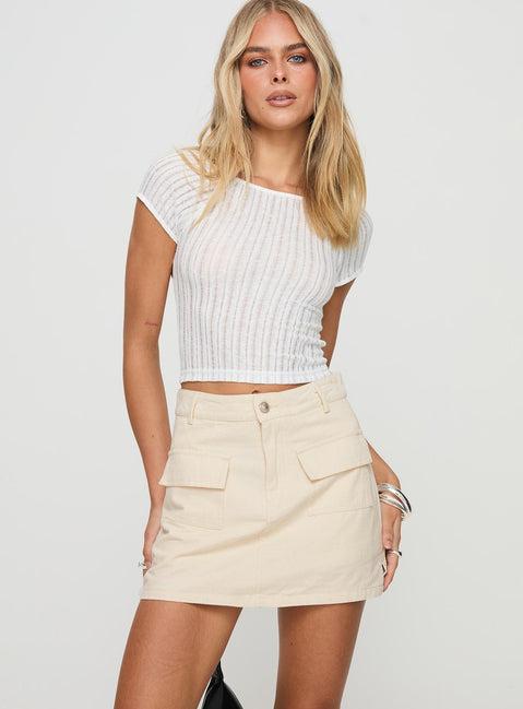 Cadern Skort Cream Product Image