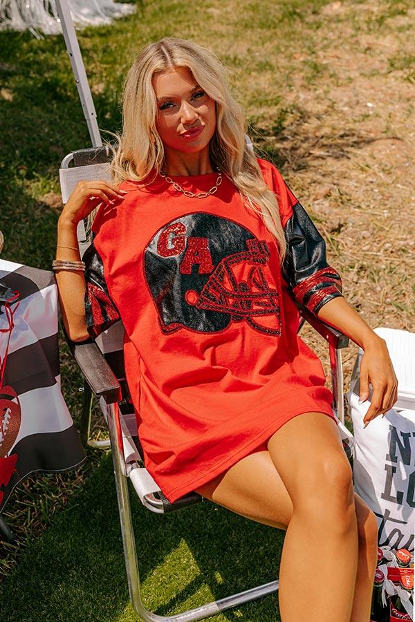 State Pride Sequin Mini Dress in Georgia Product Image