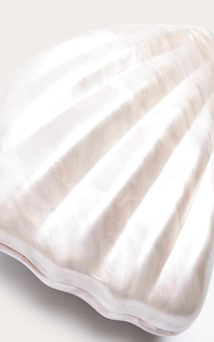 Pearl Abstract Shell Hard Clutch Bag Product Image