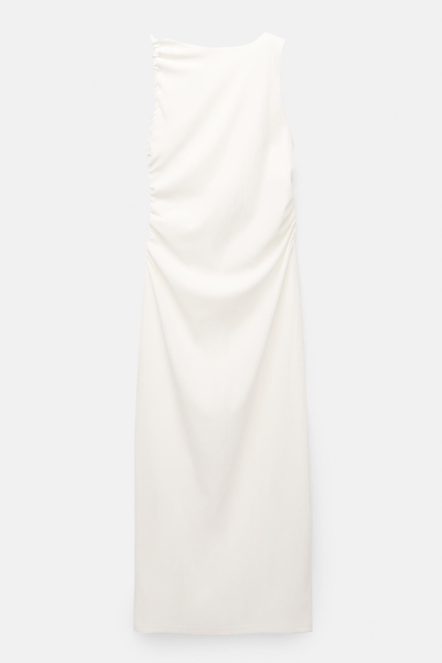Asymmetric midi dress Product Image
