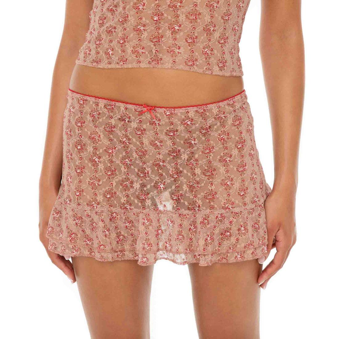 Sephy Leopard Skirt Product Image