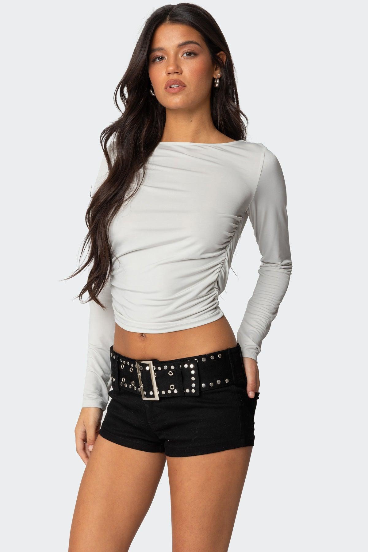 Kristy Open Cowl Back Top Product Image