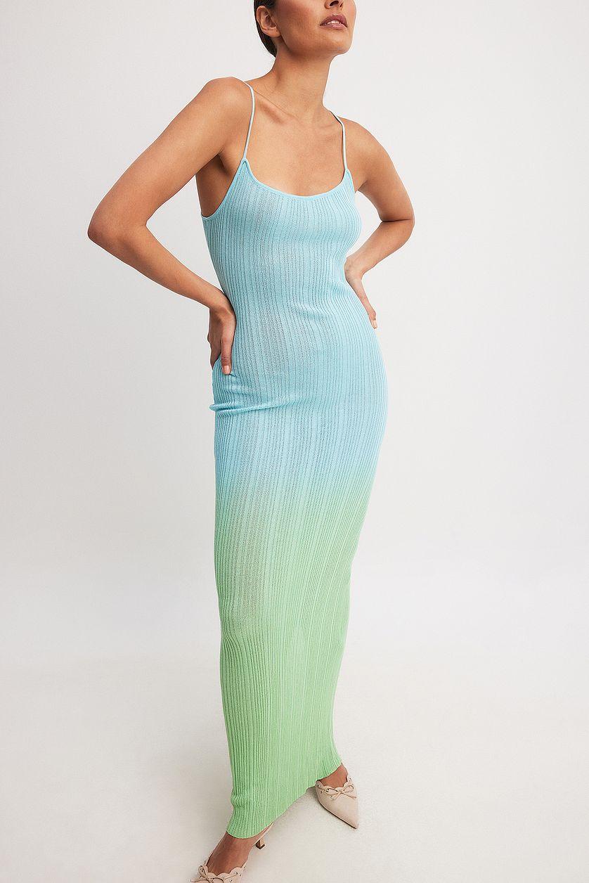 Knitted Ombre Maxi Dress Product Image