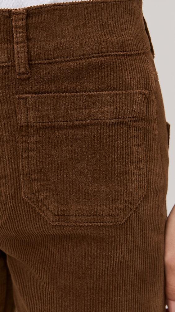 FRAME 70'S Cropped Wide Leg Corduroy Jeans | Shopbop Product Image